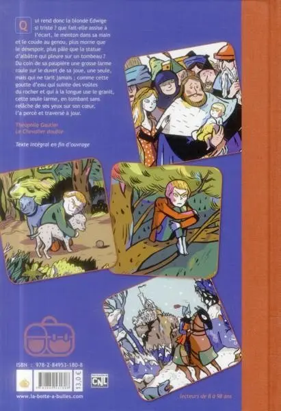 Verso de l'album Le Chevalier double