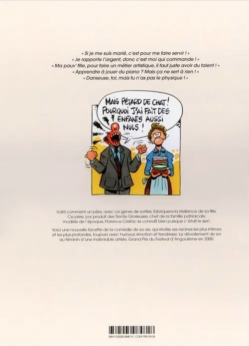 Verso de l'album Un papa, une maman Une famille formidable (La mienne !)