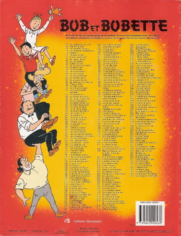 Verso de l'album Bob et Bobette Tome 69 Les nerviens nerveux