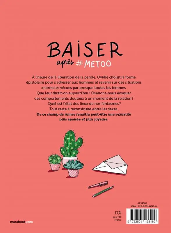Verso de l'album Baiser après #Metoo Lettres à nos amants foireux