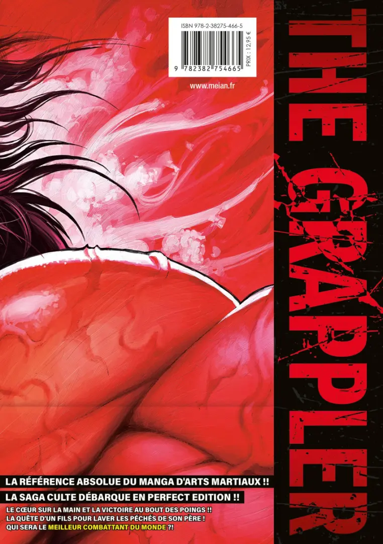 Verso de l'album Baki The Grappler - Perfect Edition 1