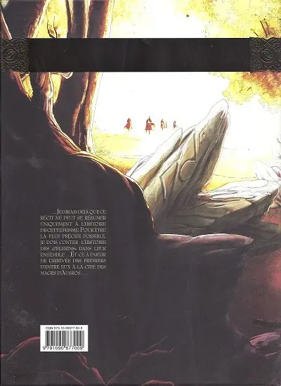 Verso de l'album Les Chroniques d'Arcea Tome 1 L'Athamé