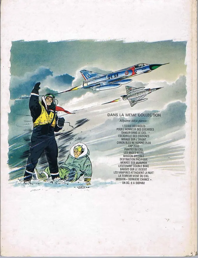 Verso de l'album Tanguy et Laverdure Tome 6 Canon bleu ne répond plus