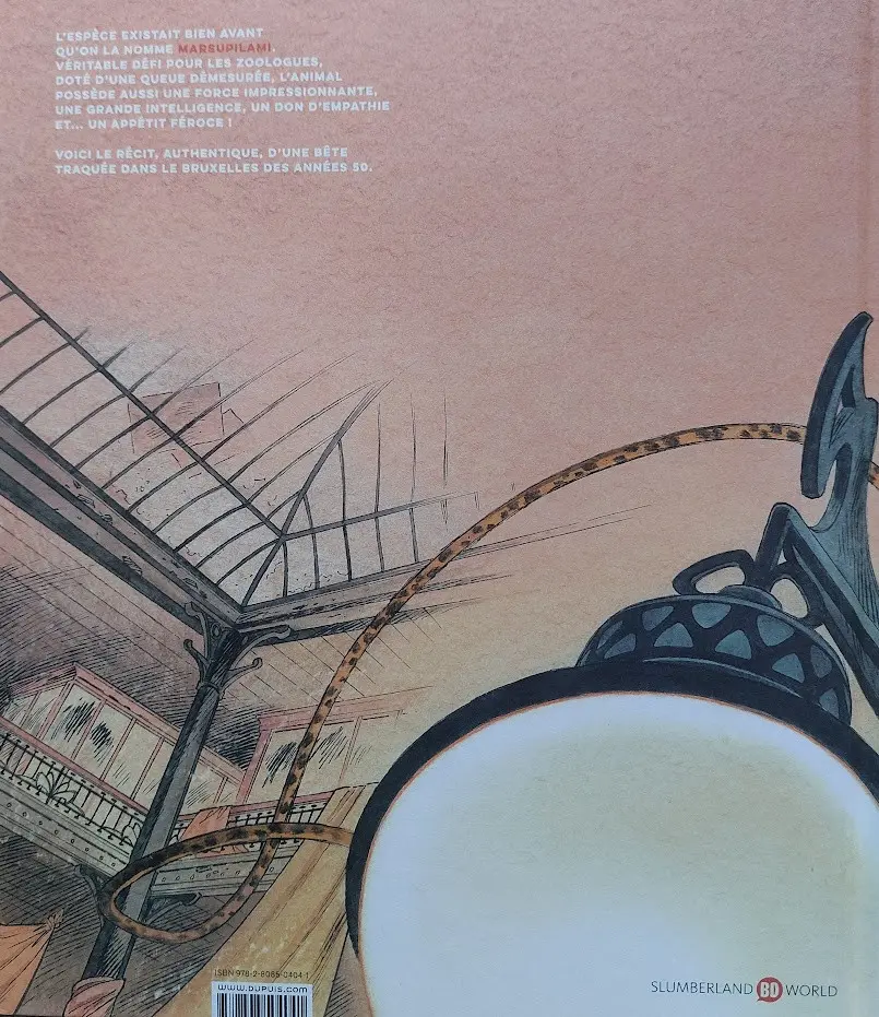 Verso de l'album La bête Tome 2