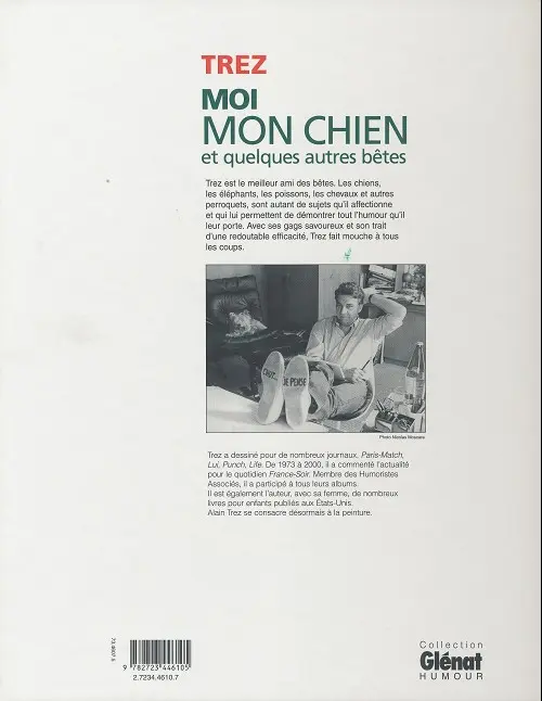 Verso de l'album Moi mon chien et quelques autres bêtes