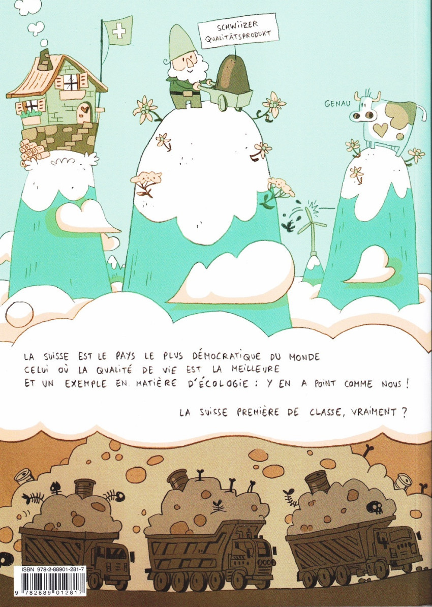 Verso de l'album L'illusion Helvétique Tome 1
