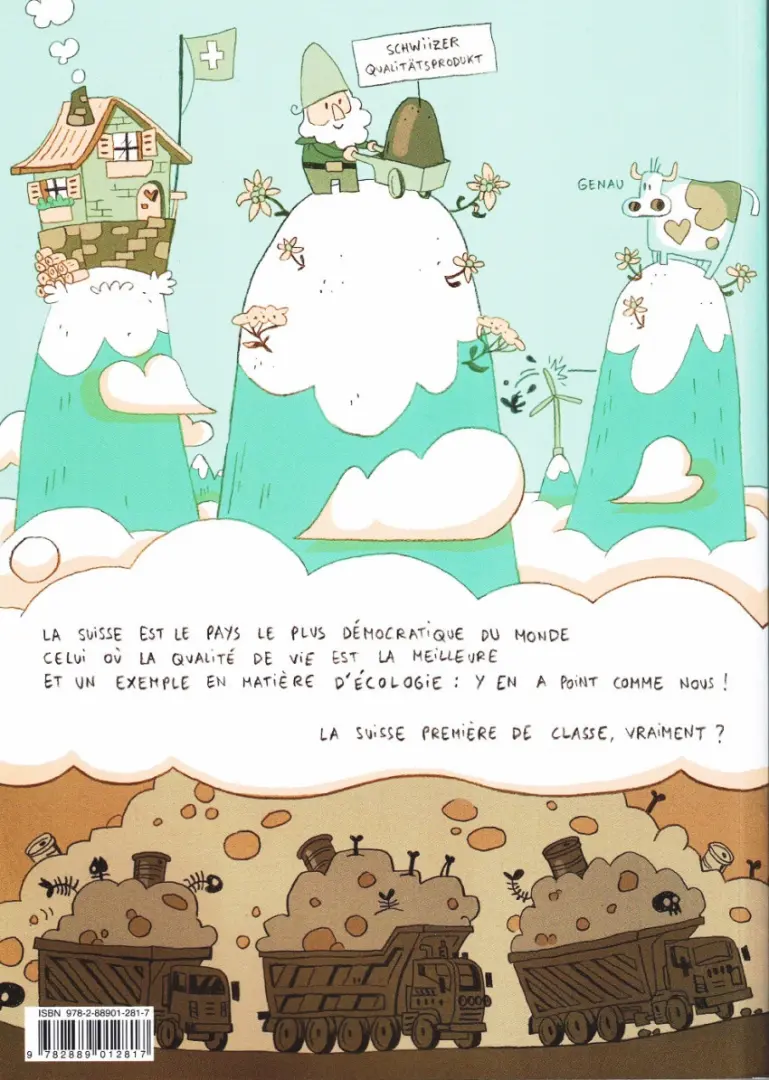 Verso de l'album L'illusion Helvétique Tome 1