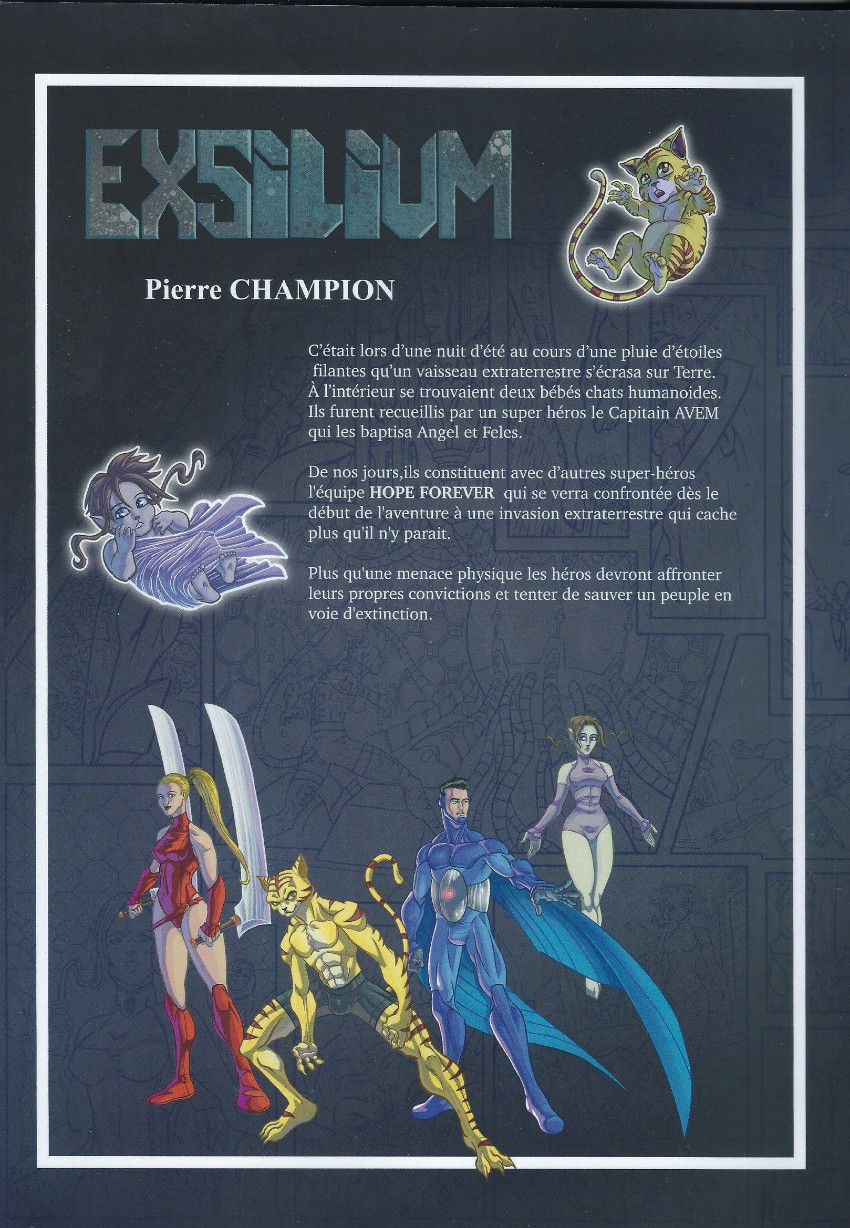Verso de l'album Exsilium I