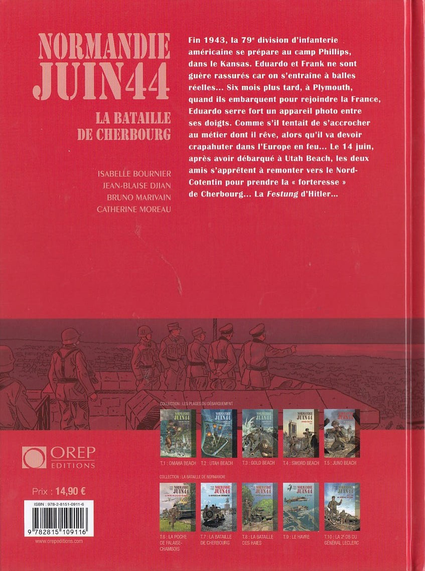 Verso de l'album Normandie juin 44 Tome 7 La bataille de Cherbourg