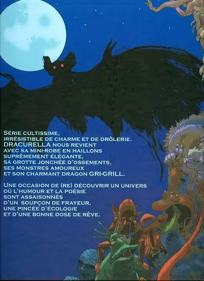 Verso de l'album Dracurella