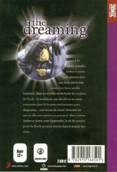 Verso de l'album The Dreaming Tome 1