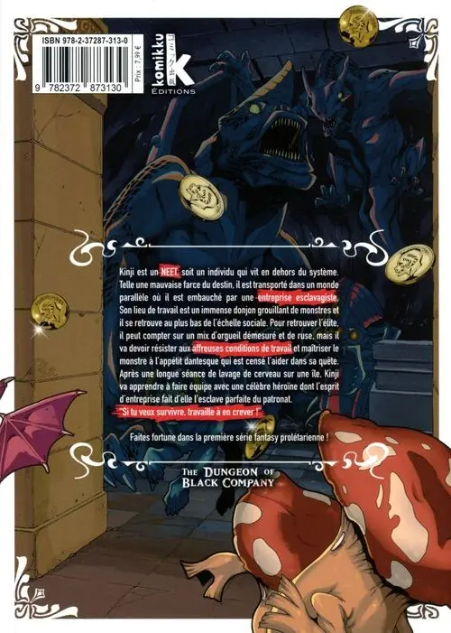 Verso de l'album The Dungeon of Black Company 2