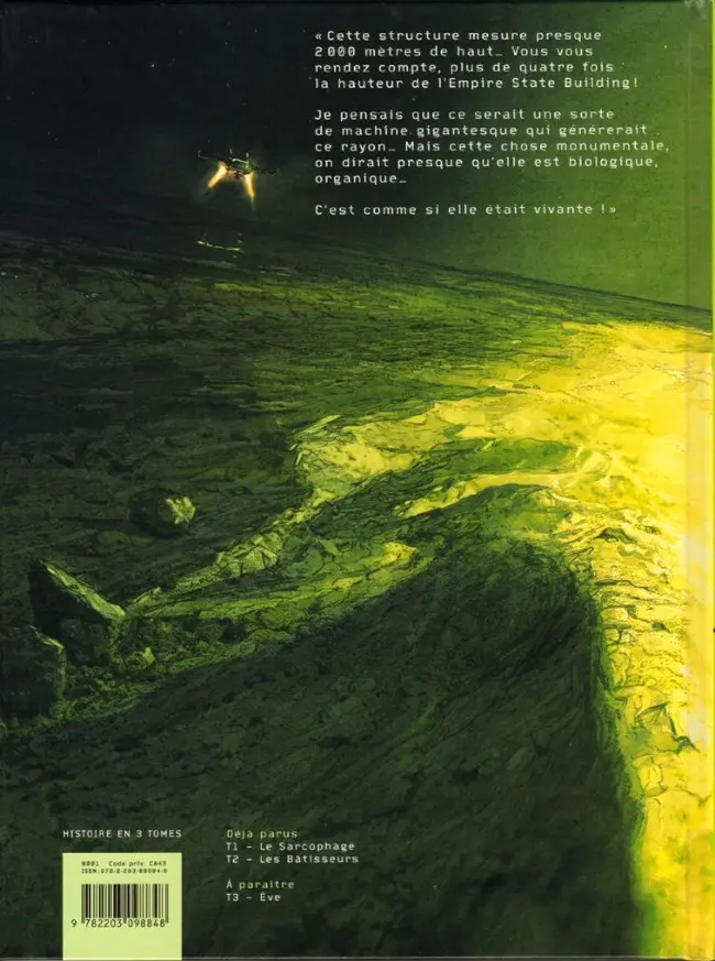 Verso de l'album Eternum Tome 2 Les Bâtisseurs