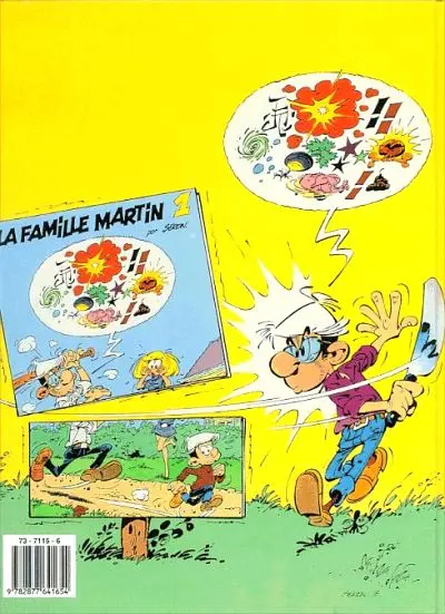 Verso de l'album La Famille Martin Tome 2