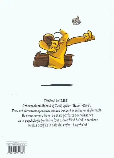Verso de l'album Focu Tome 1 Le guide du savoir-dire