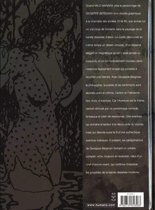 Verso de l'album Giuseppe Bergman Humanoïdes Associés Tome 7 Rêver peut-être - Les Epines de Kali