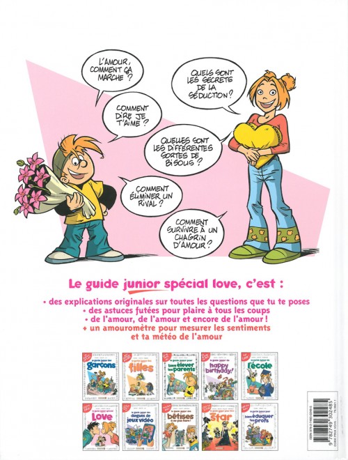 Verso de l'album Les guides junior Tome 6 Le guide junior spécial Love