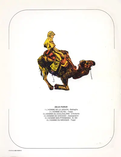 Verso de l'album Un homme - une aventure Tome 5 L'Homme des pyramides