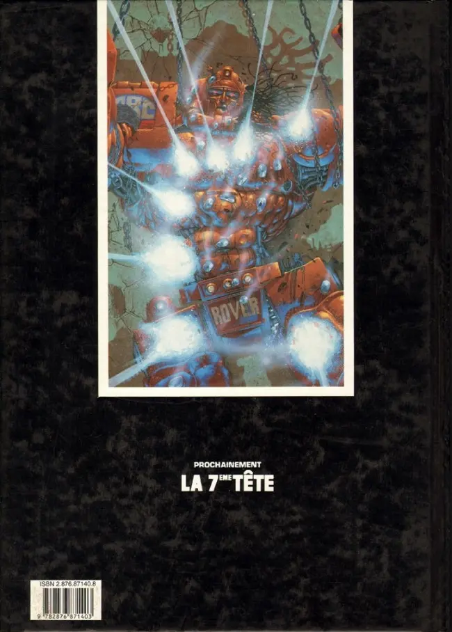 Verso de l'album ABC Warriors Tome 1 Les guerriers du Khaos