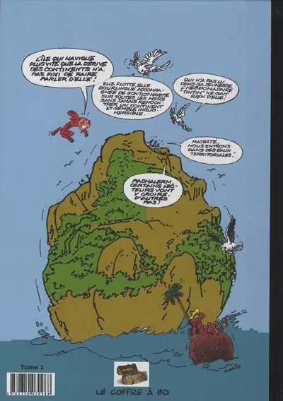 Verso de l'album L'Insulaire Tome 1
