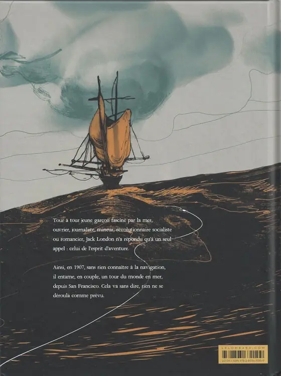 Verso de l'album Jack London Arriver à bon port ou sombrer en essayant