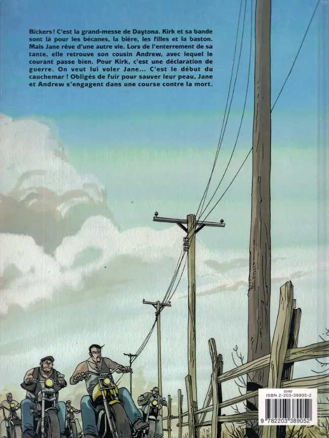 Verso de l'album Jane Tome 1