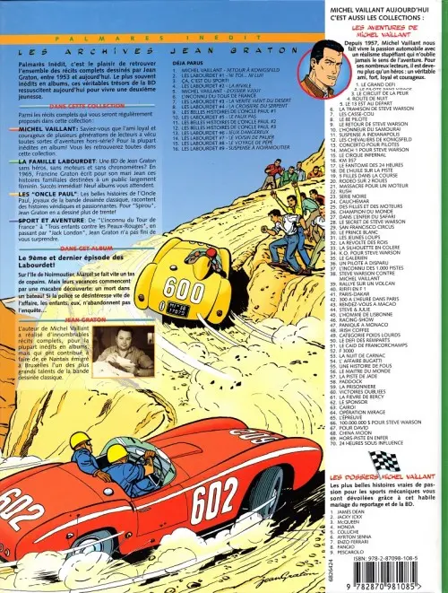 Verso de l'album Les Labourdet #9 Suspense à Noirmoutier