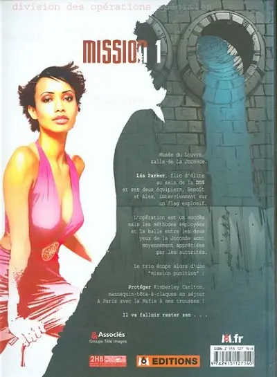 Verso de l'album Léa Parker Tome 1 Victime de la mode (Mission 1)