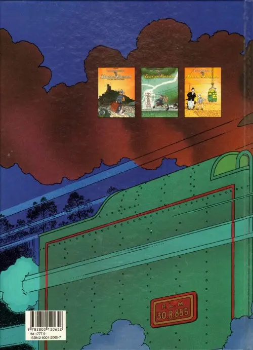 Verso de l'album Les tribulations de Louison Cresson 4 Le train fantôme