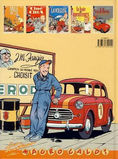 Verso de l'album Mauro Caldi Tome 5 La guerre des familles