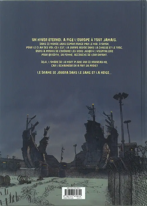 Verso de l'album Neige Fondation Tome 1 Le sang des innocents