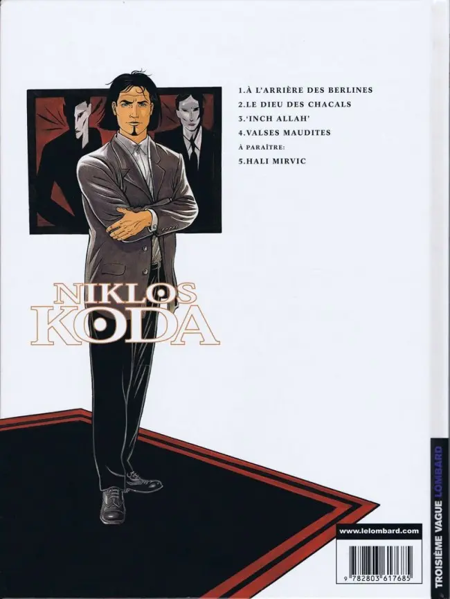 Verso de l'album Niklos Koda Tome 4 Valses maudites