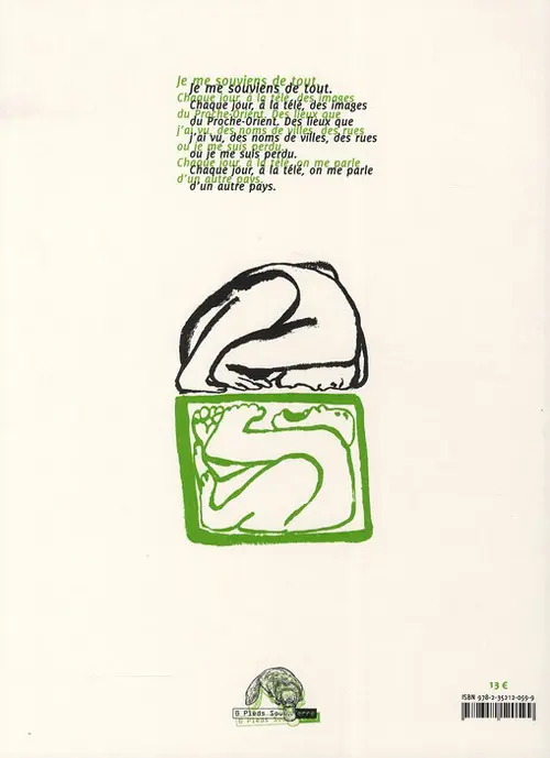 Verso de l'album Le Parfum des olives