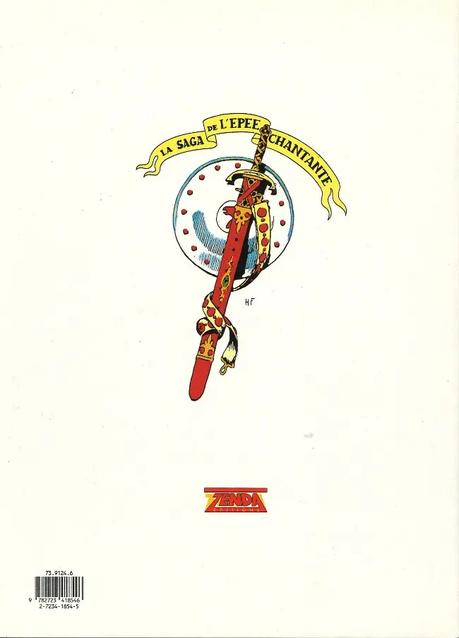 Verso de l'album Prince Valiant Zenda Tome 1 (1937-1939) Les Princes-chevaliers