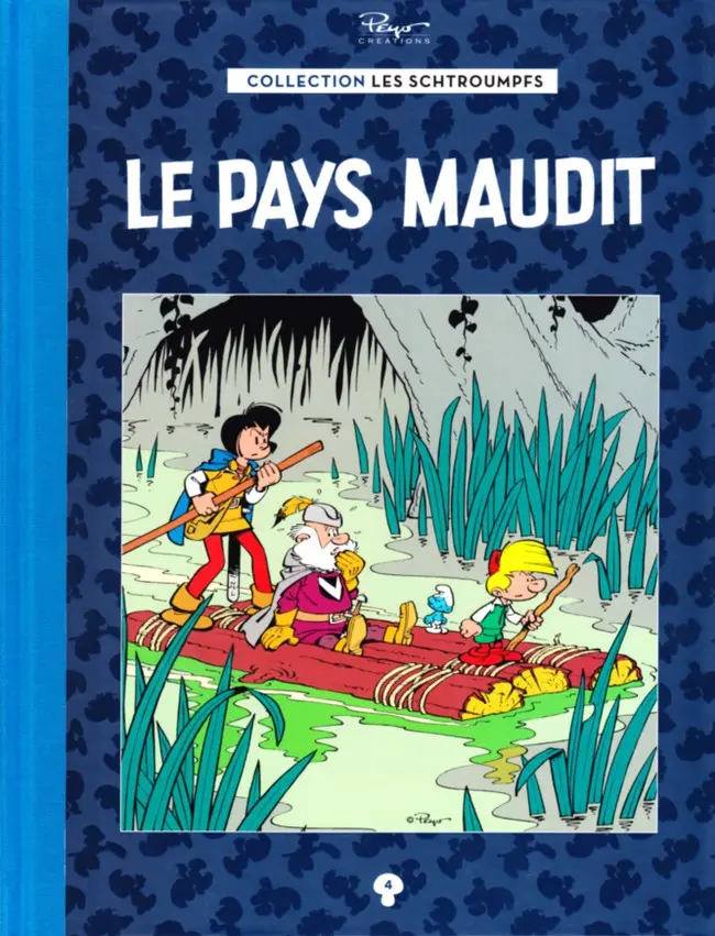 Couverture de l'album Les Schtroumpfs La collection Tome 4 Le Pays maudit