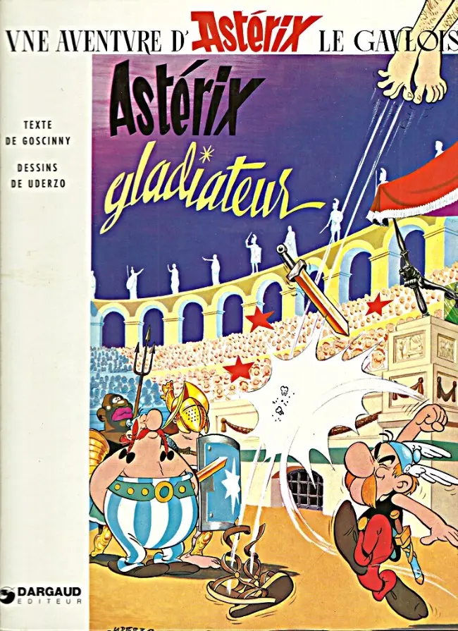 Couverture de l'album Astérix Tome 4 Astérix gladiateur