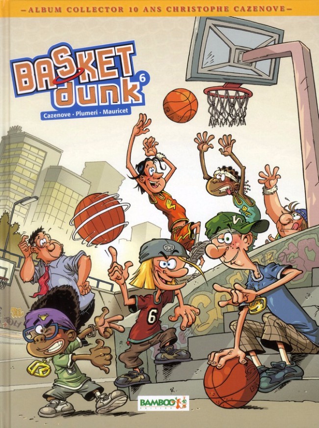 Couverture de l'album Basket dunk Tome 6 10 ans Cazenove