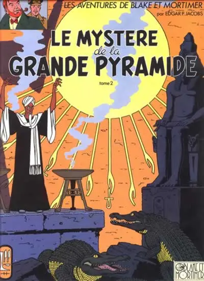 Couverture de l'album Blake et Mortimer Tome 5 Le Mystère de la Grande Pyramide - Tome 2