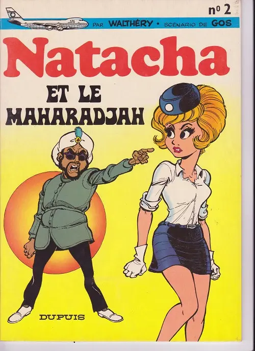 Couverture de l'album Natacha Tome 2 Natacha et le Maharadjah