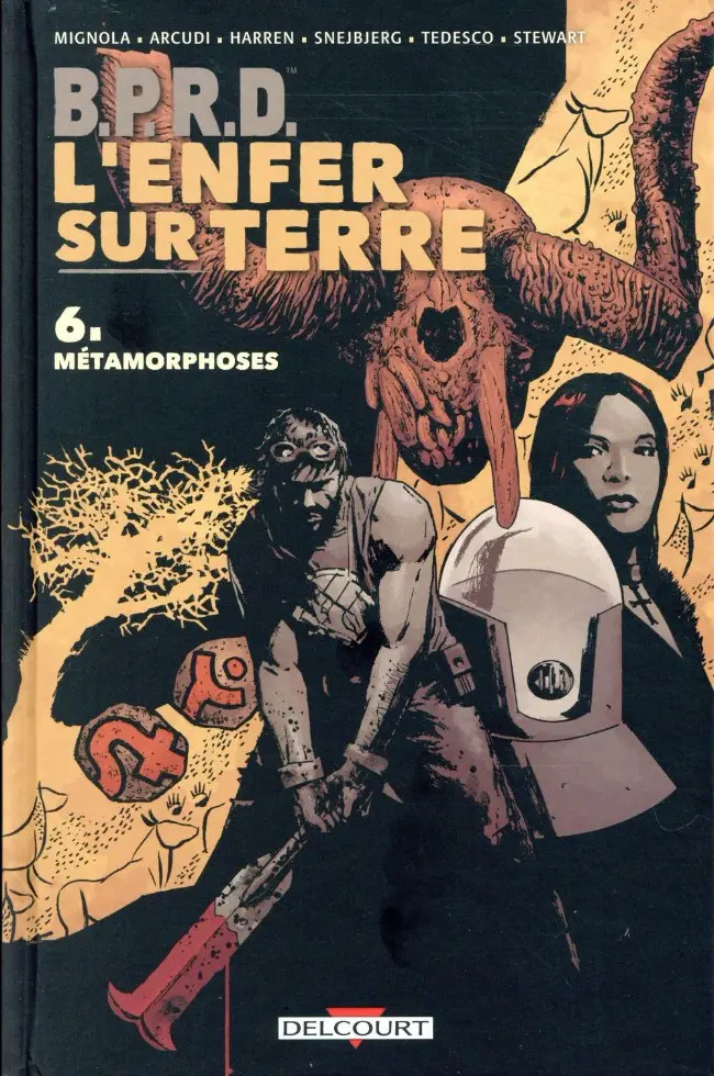 Couverture de l'album B.P.R.D. - L'Enfer sur Terre Tome 6 Métamorphoses