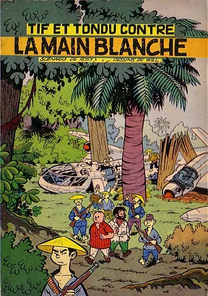 Couverture de l'album Tif et Tondu Tome 4 Tif et Tondu contre la main blanche