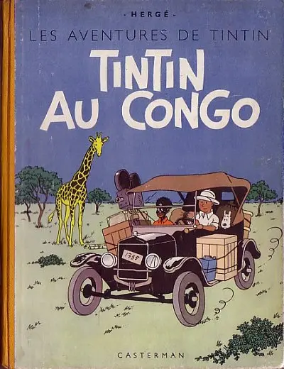 Couverture de l'album Tintin Tome 2 Tintin au Congo