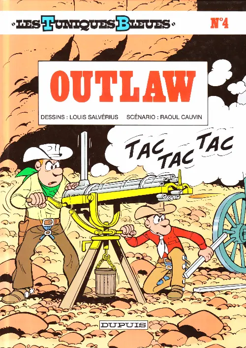 Couverture de l'album Les Tuniques Bleues Tome 4 Outlaw