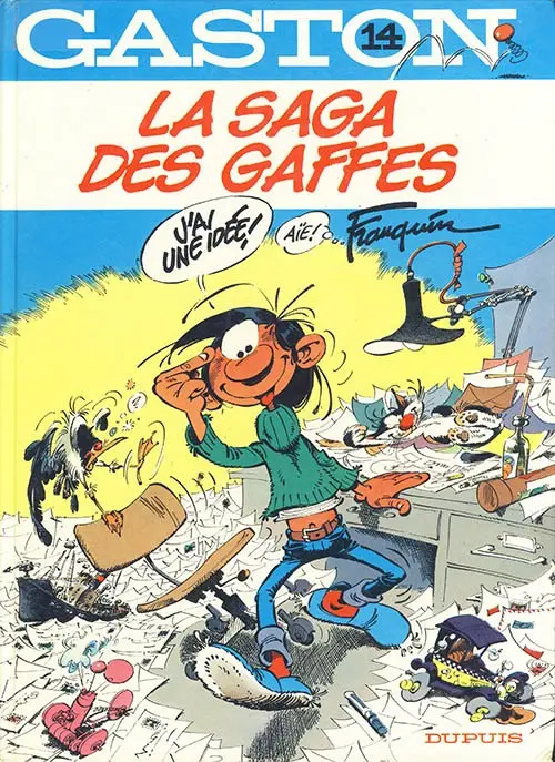 Couverture de l'album Gaston Tome 14 La saga des gaffes