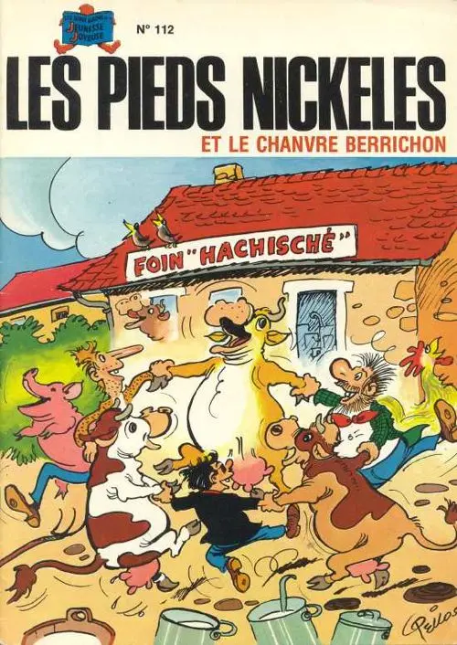 Couverture de l'album Les Pieds Nickelés Tome 112 Les Pieds Nickelés et le chanvre berrichon
