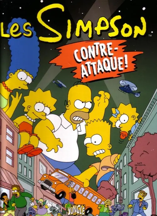 Couverture de l'album Les Simpson Tome 12 Contre-attaque !
