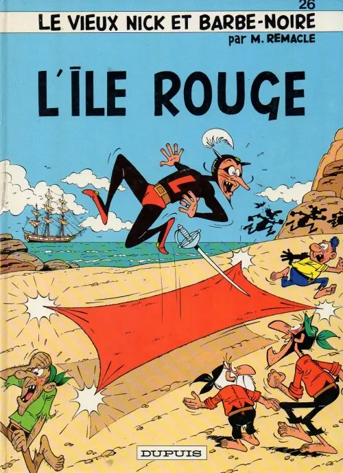 Couverture de l'album Le Vieux Nick et Barbe-Noire Tome 26 L'île rouge