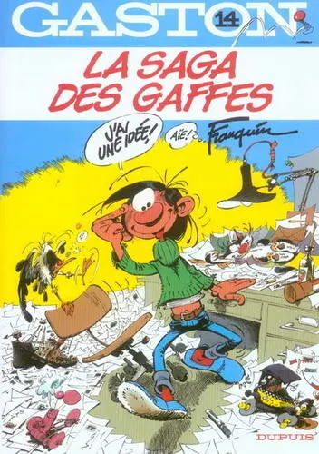 Couverture de l'album Gaston Tome 14 La saga des gaffes