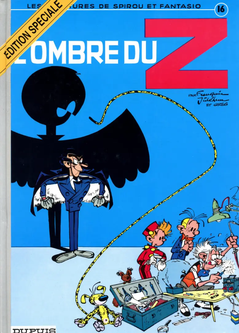 Couverture de l'album Spirou et Fantasio Tome 16 L'Ombre du Z