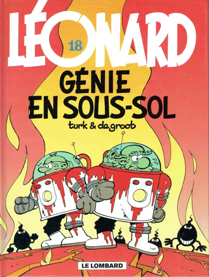 Couverture de l'album Léonard Tome 18 Génie en sous-sol